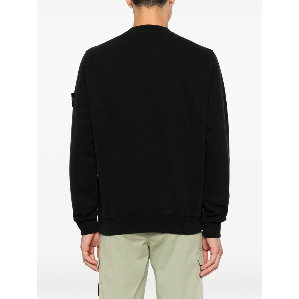 Stone Island Black Sweaters & Knitwear - Sweatshirts Men STONE ISLAND
