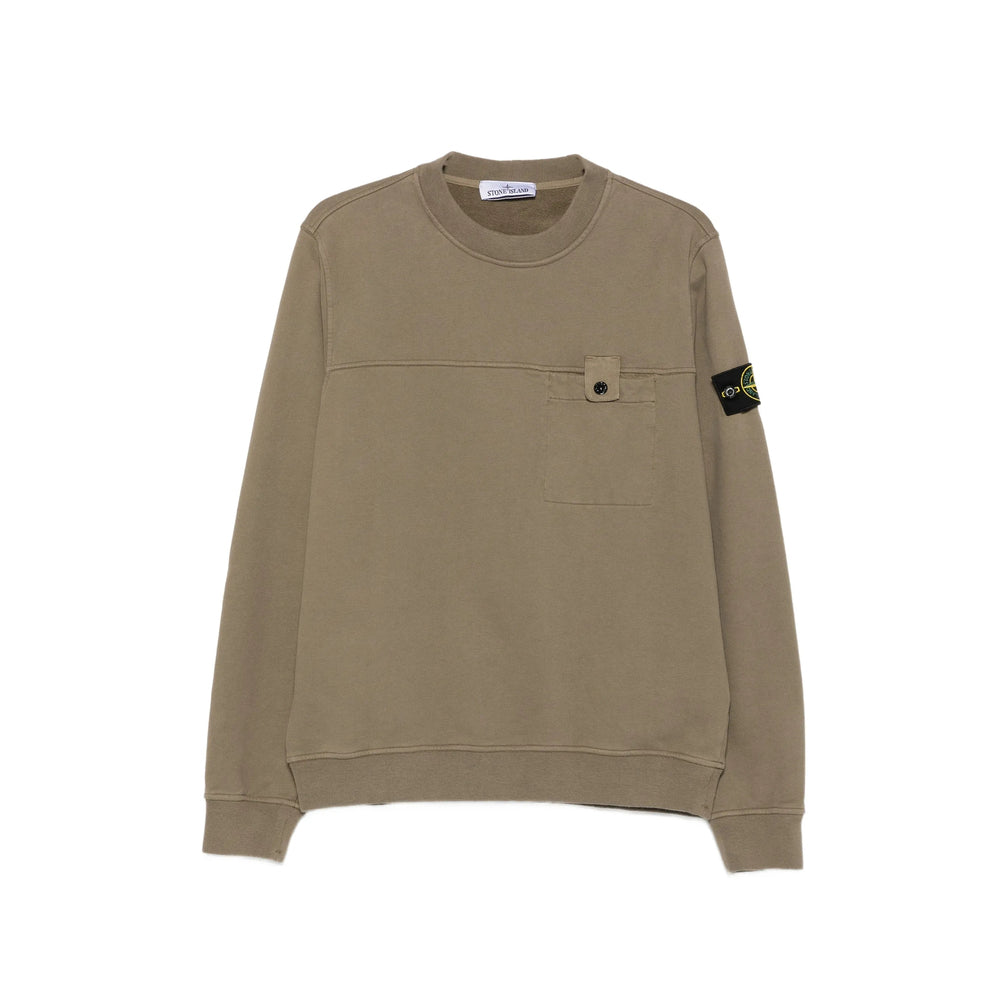 Stone Island Green Sweaters & Knitwear - Sweatshirts Men STONE ISLAND