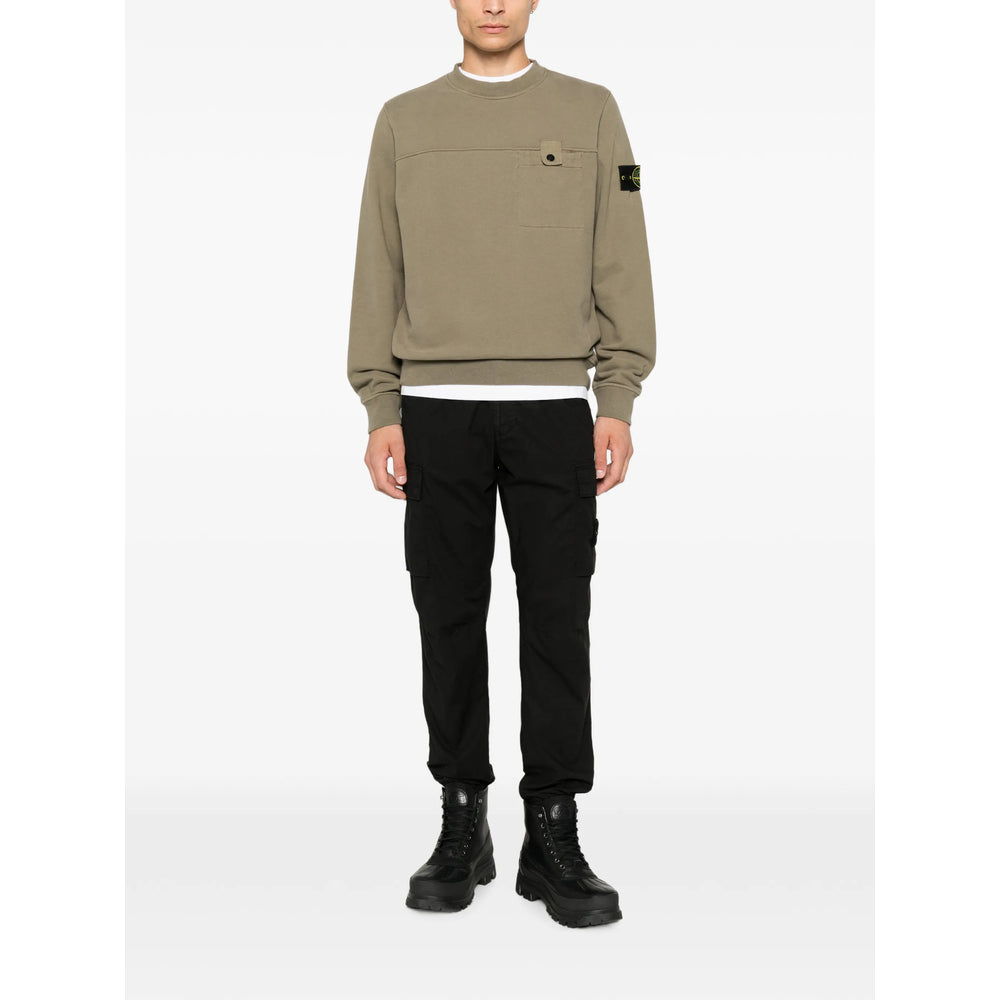 Stone Island Green Sweaters & Knitwear - Sweatshirts Men STONE ISLAND