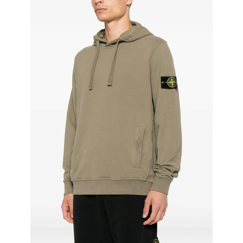 Stone Island Green Sweaters & Knitwear - Hoodies Men STONE ISLAND