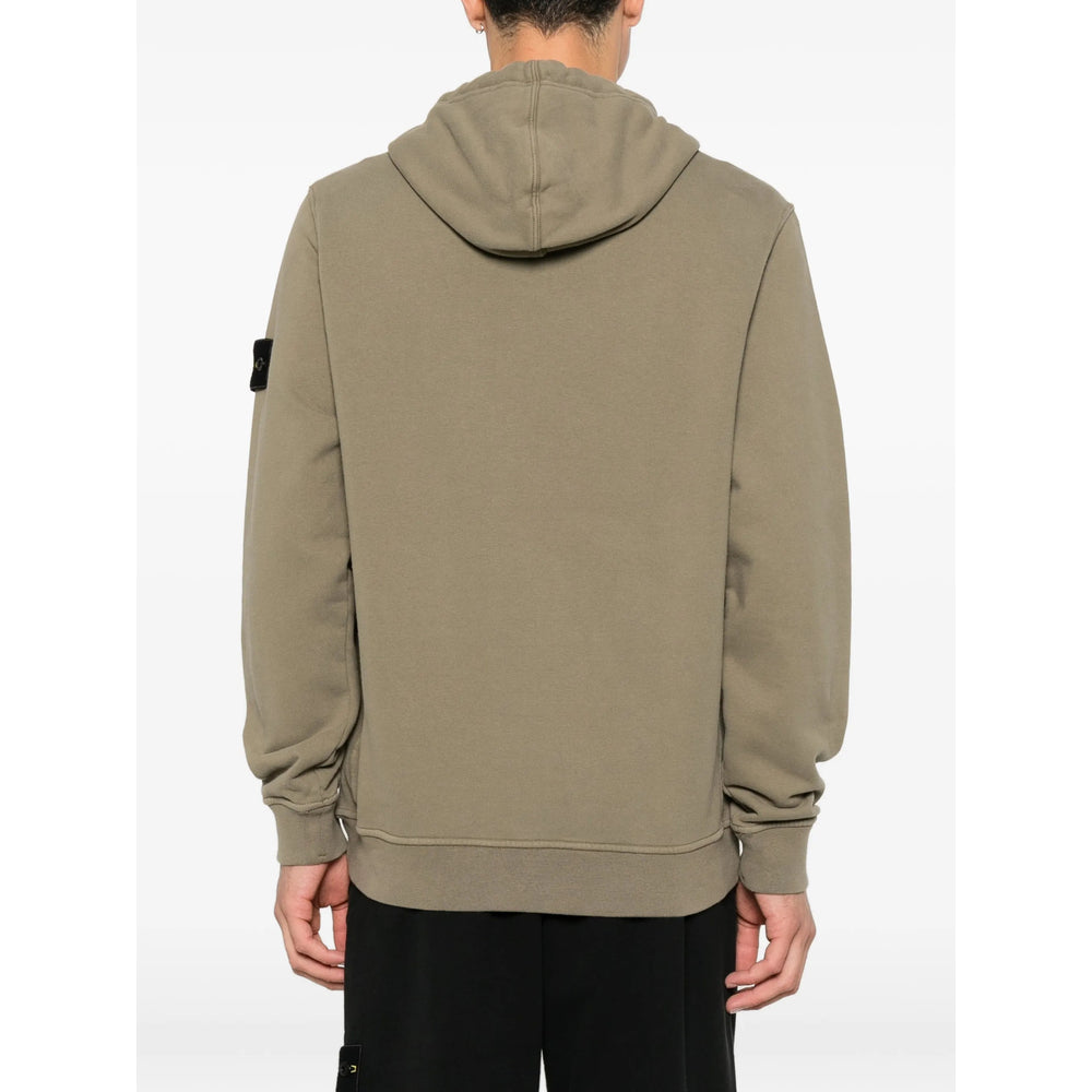Stone Island Green Sweaters & Knitwear - Hoodies Men STONE ISLAND