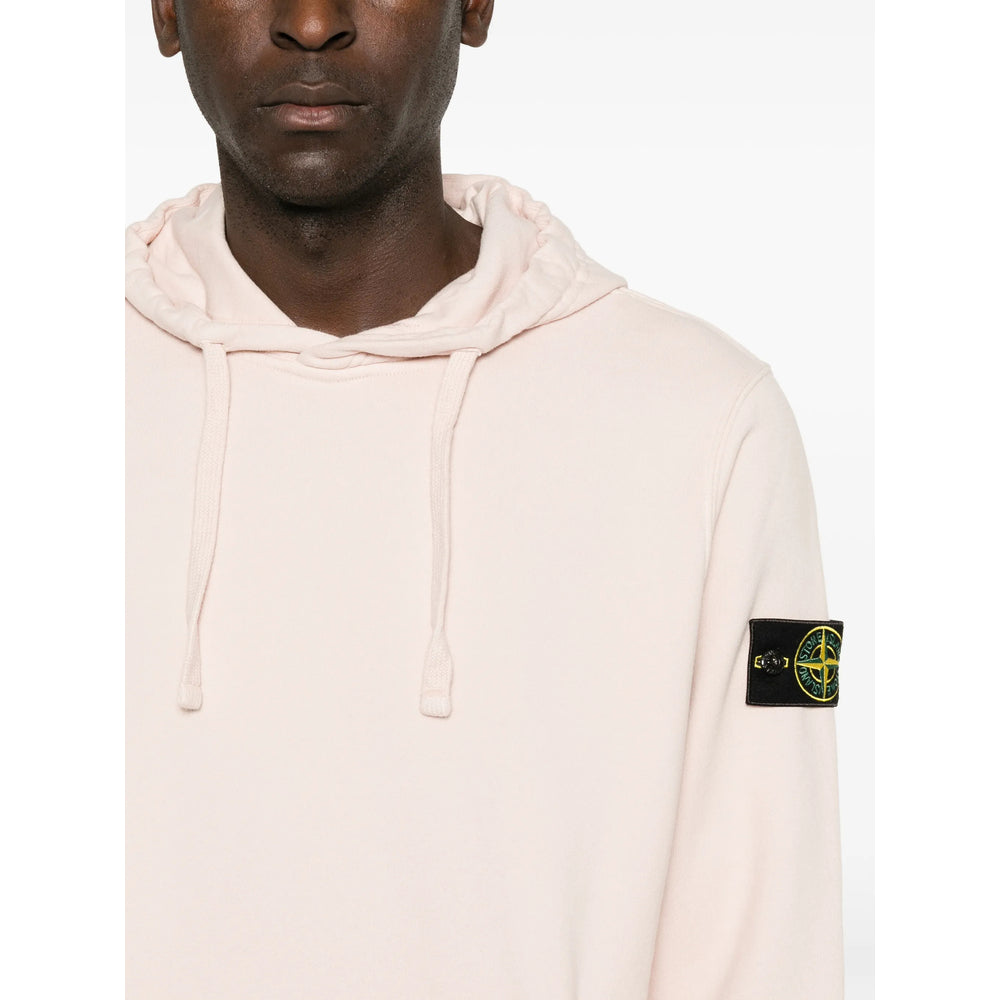 Stone Island Pink Sweaters & Knitwear - Hoodies Men STONE ISLAND