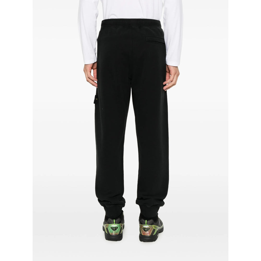Stone Island Black Trousers - Track Pants Men STONE ISLAND