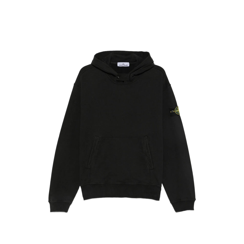 Stone Island Black Sweaters & Knitwear - Hoodies Men STONE ISLAND
