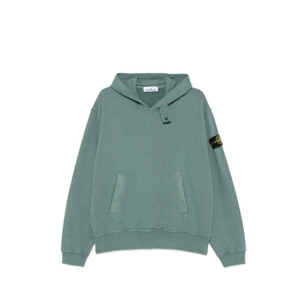 Stone Island Green Sweaters & Knitwear - Hoodies Men STONE ISLAND