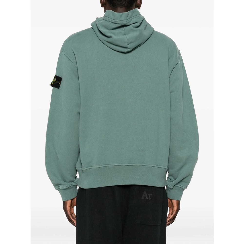 Stone Island Green Sweaters & Knitwear - Hoodies Men STONE ISLAND