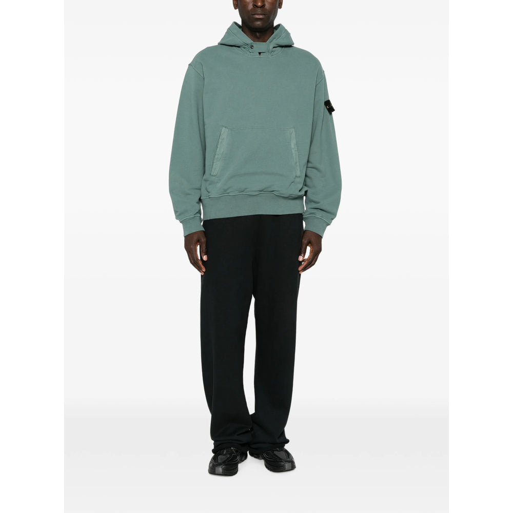 Stone Island Green Sweaters & Knitwear - Hoodies Men STONE ISLAND