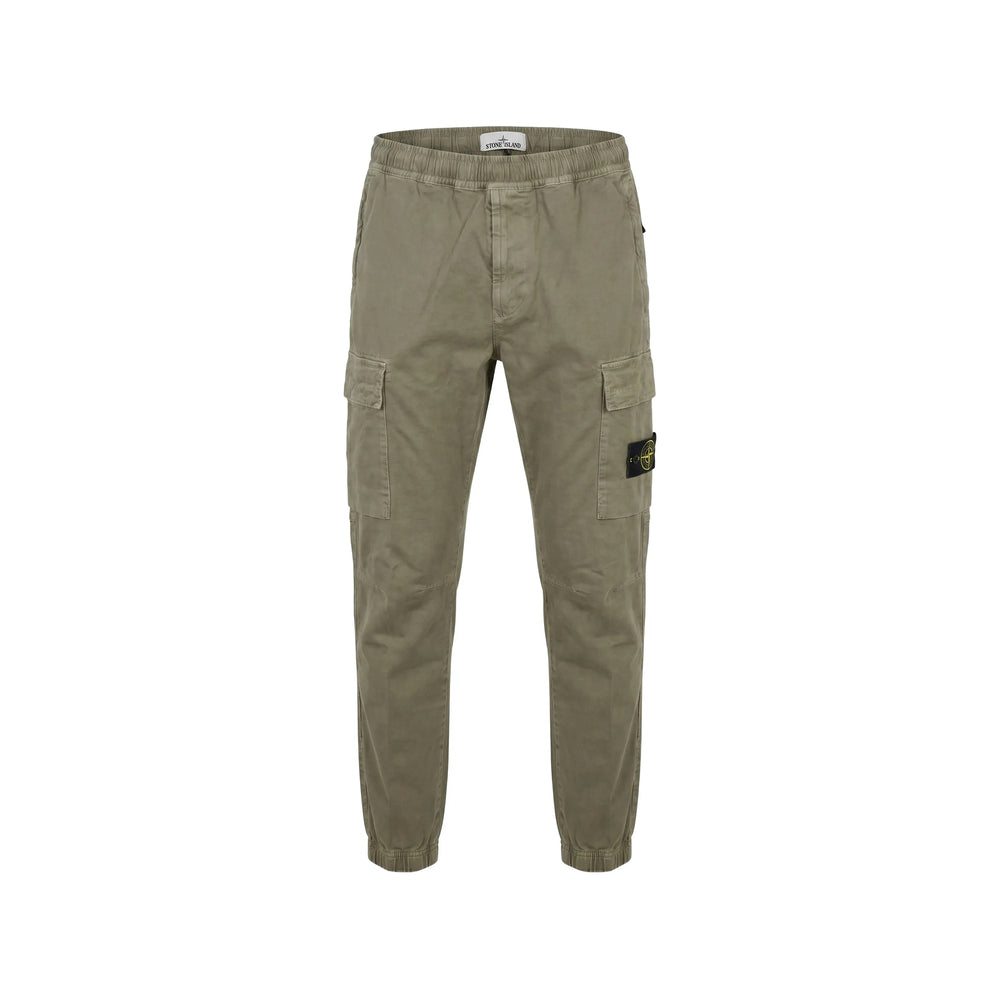 Stone Island Green Trousers - Regular & Straight-Leg Trousers Men STONE ISLAND