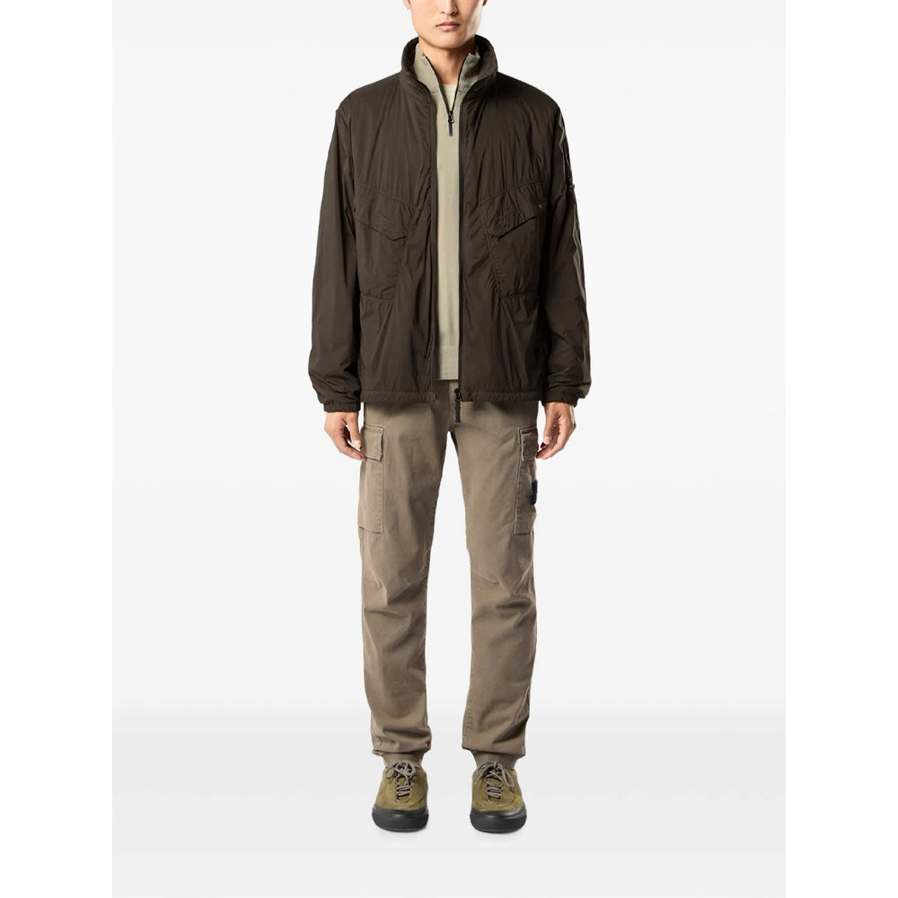 Stone Island Green Trousers - Regular & Straight-Leg Trousers Men STONE ISLAND