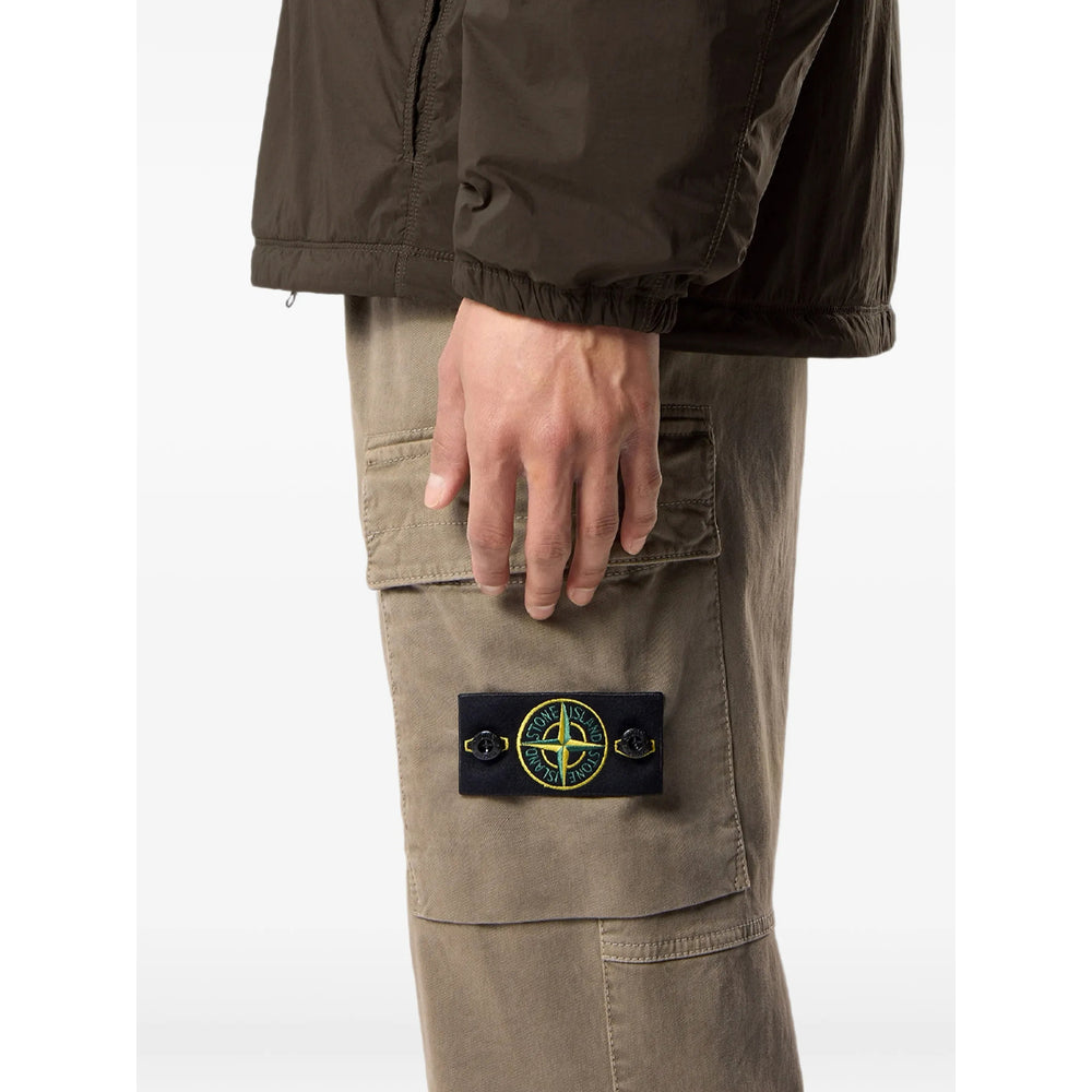 Stone Island Green Trousers - Regular & Straight-Leg Trousers Men STONE ISLAND