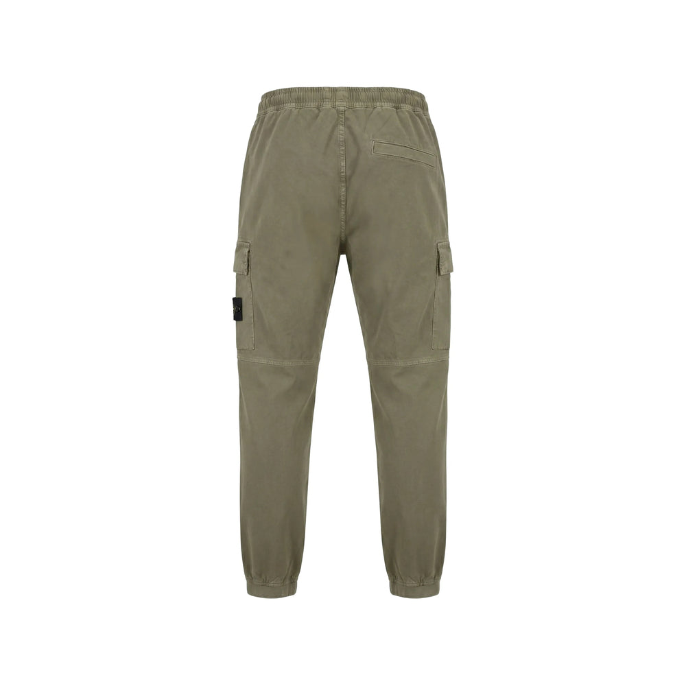 Stone Island Green Trousers - Regular & Straight-Leg Trousers Men STONE ISLAND