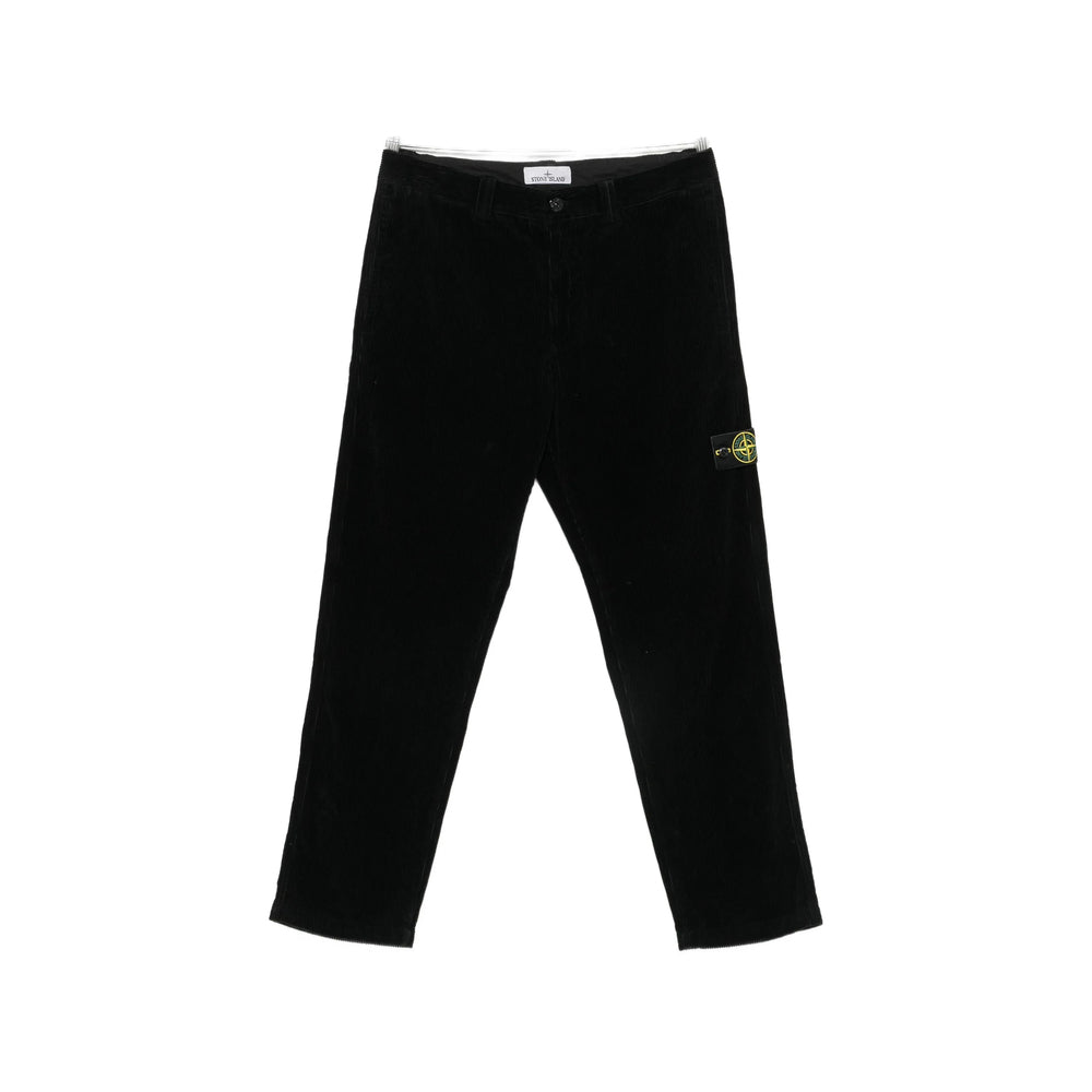 Stone Island Black Trousers Men STONE ISLAND