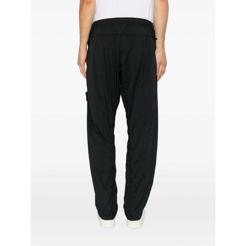 Stone Island Black Trousers - Track Pants Men STONE ISLAND