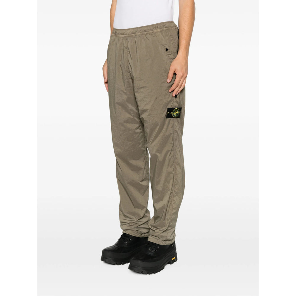 Stone Island Green Trousers - Track Pants Men STONE ISLAND