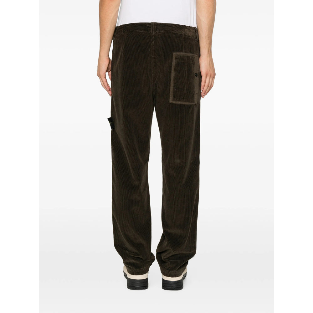 Stone Island Brown Trousers Men STONE ISLAND