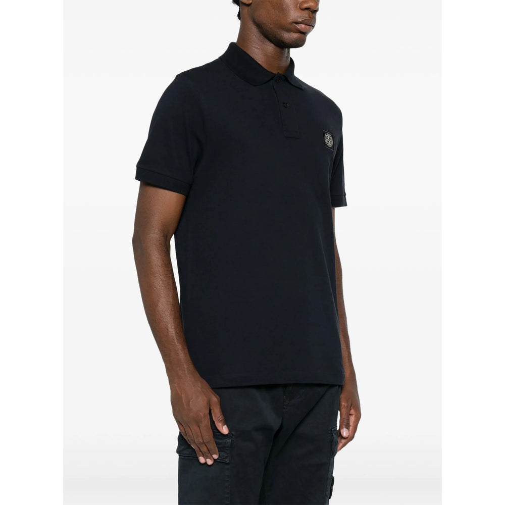 Stone Island Blue Polo Shirts Men STONE ISLAND