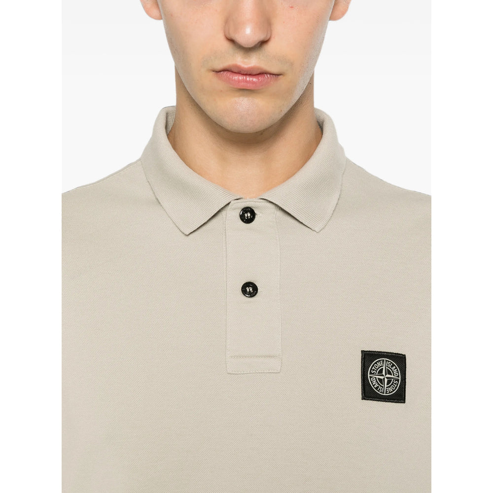 Stone Island Green Polo Shirts Men STONE ISLAND