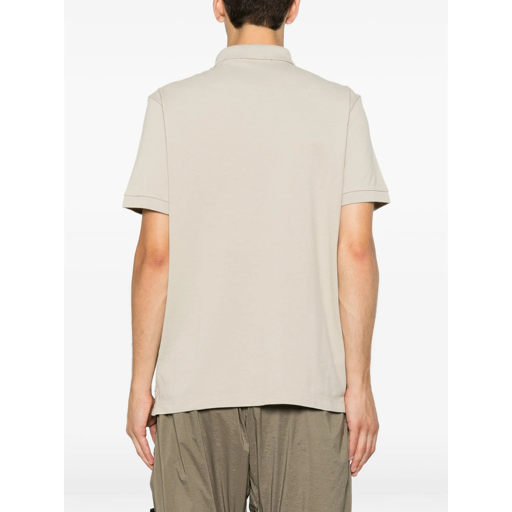 Stone Island Green Polo Shirts Men STONE ISLAND