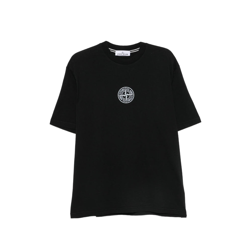 Stone Island Black T-Shirts & Vests - T-Shirts Men STONE ISLAND