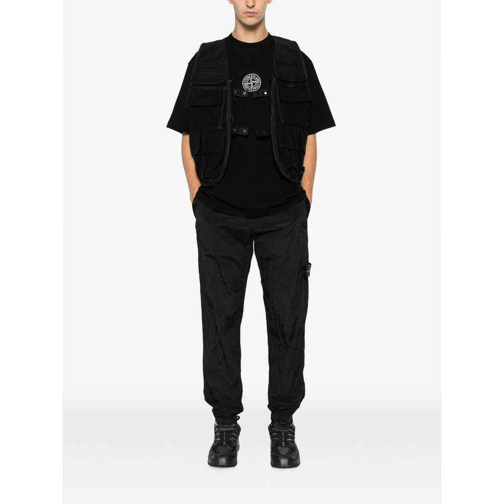 Stone Island Black T-Shirts & Vests - T-Shirts Men STONE ISLAND