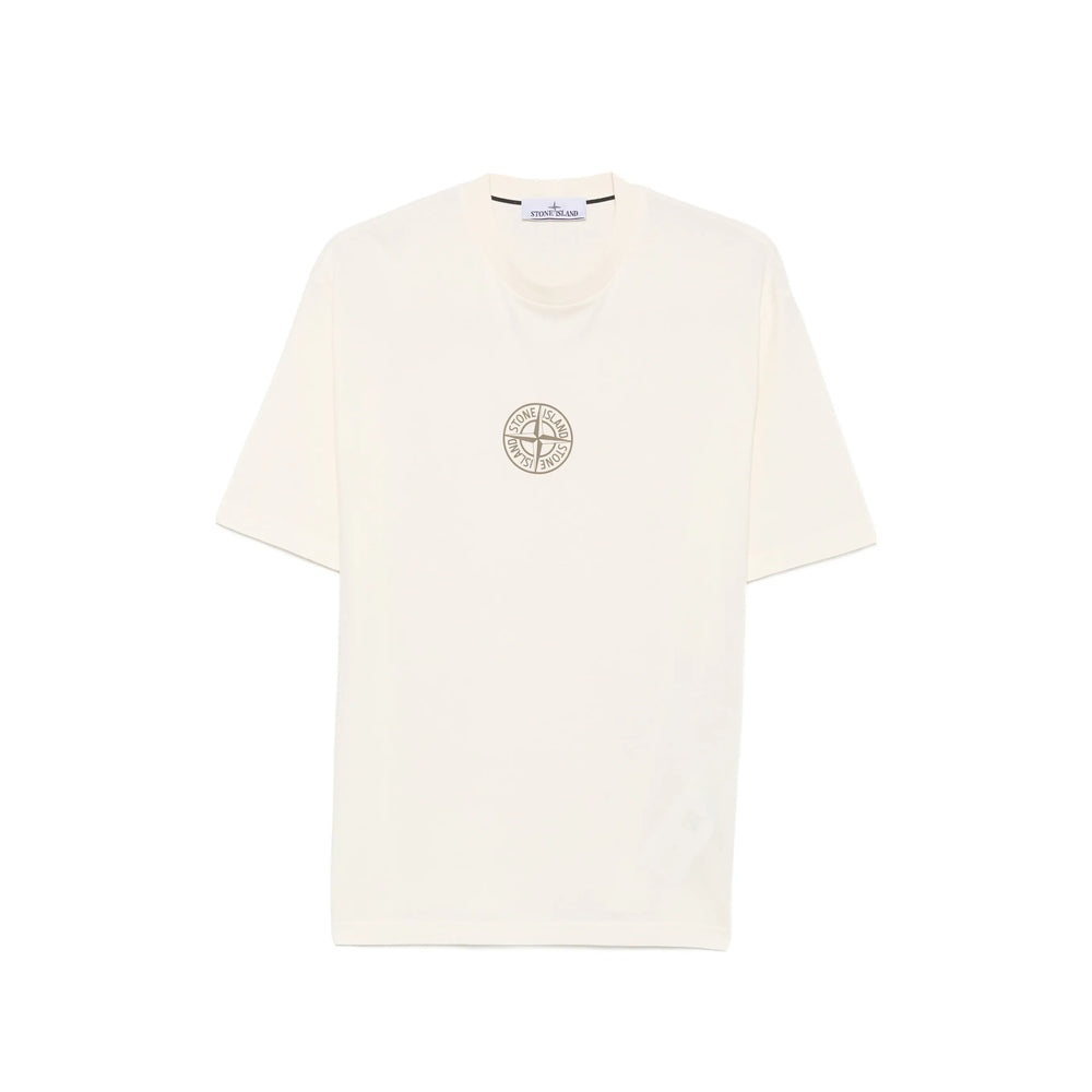 Stone Island Neutrals T-Shirts & Vests - T-Shirts Men STONE ISLAND