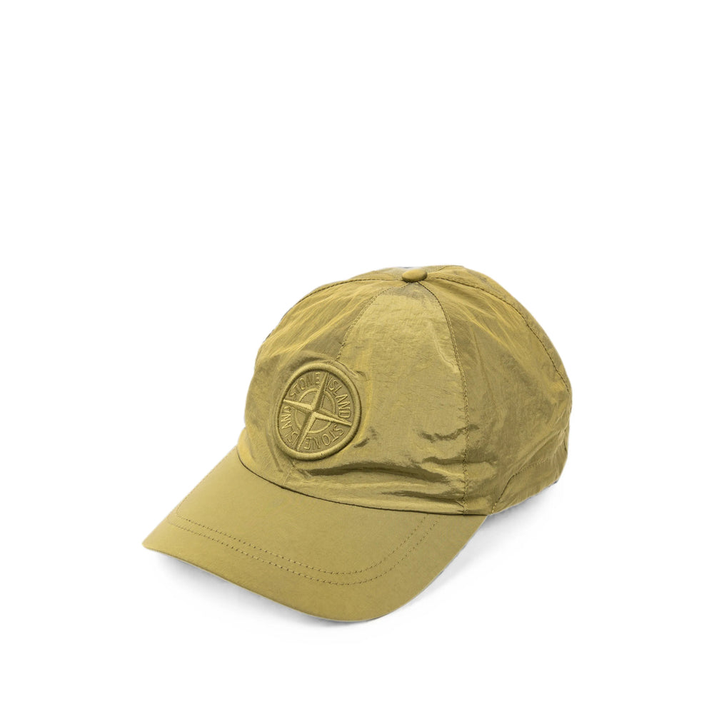 Stone Island Green Hats Men STONE ISLAND