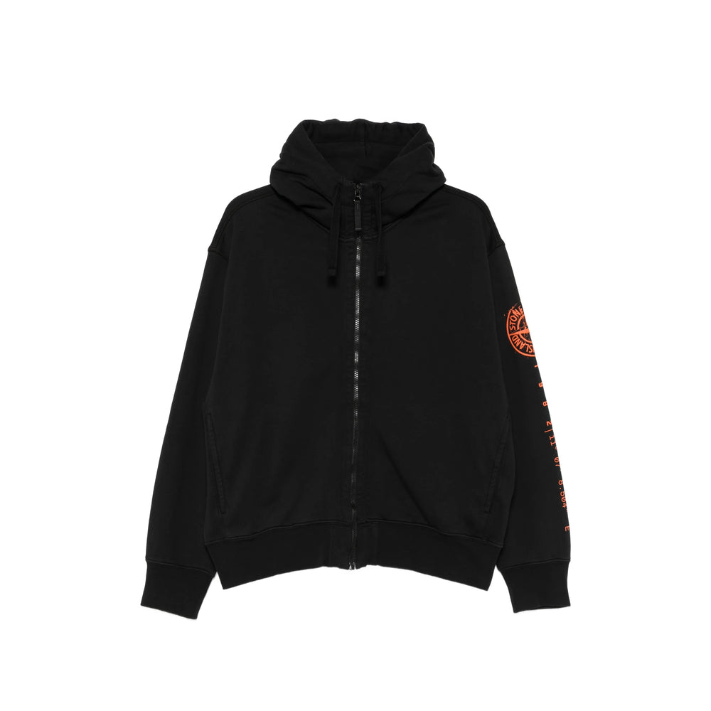 Stone Island Black Sweaters & Knitwear - Hoodies Men