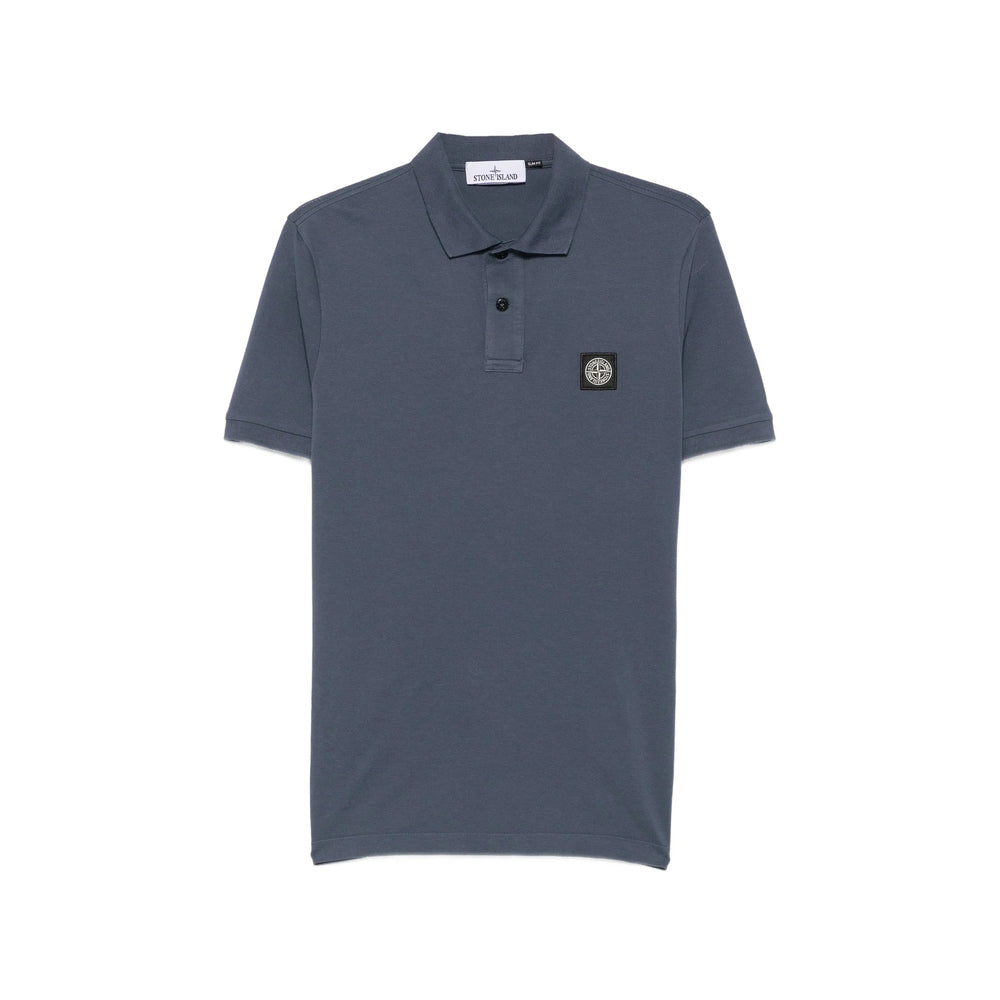 Stone Island Blue Polo Shirts Men STONE ISLAND