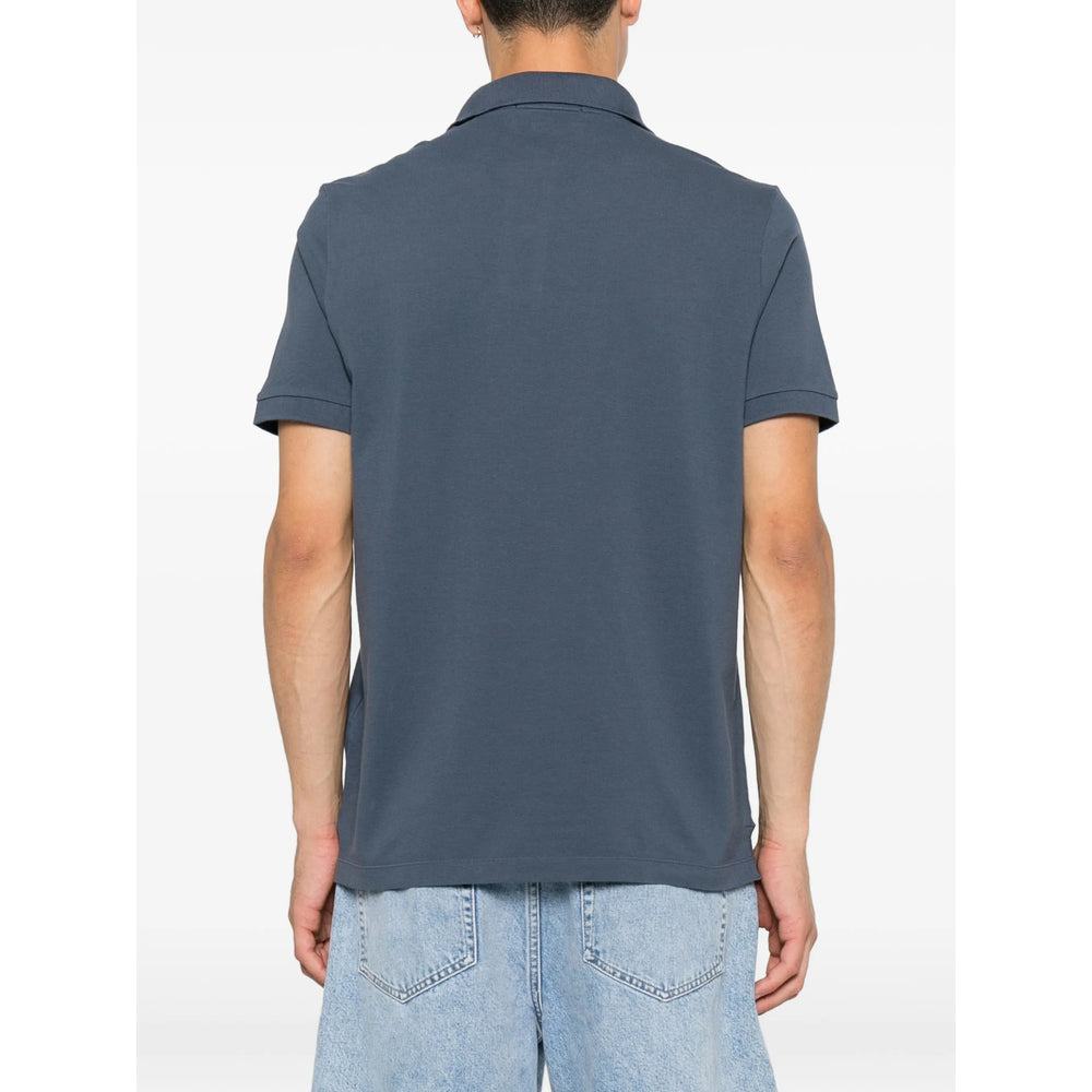Stone Island Blue Polo Shirts Men STONE ISLAND