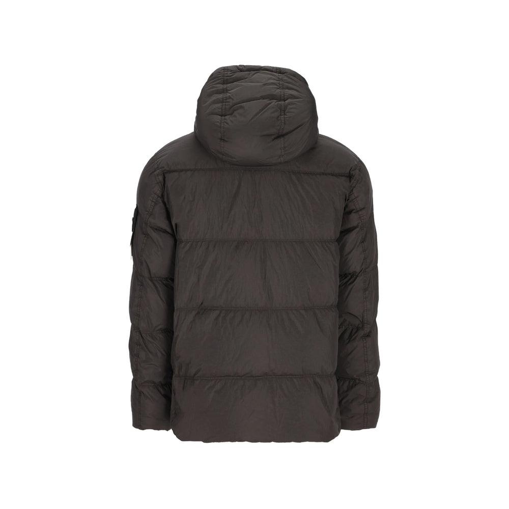 Stone Island Grey Jackets - Padded & Down Jackets Men STONE ISLAND