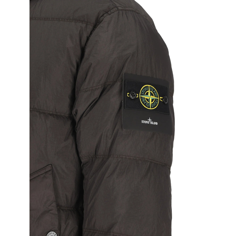 Stone Island Grey Jackets - Padded & Down Jackets Men STONE ISLAND