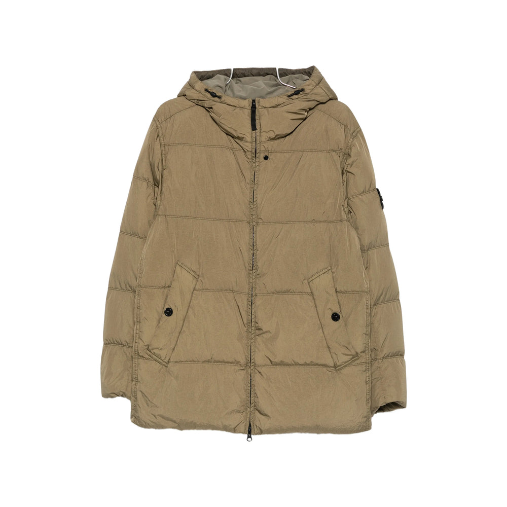 Stone Island Green Coats - Padded Coats Men STONE ISLAND