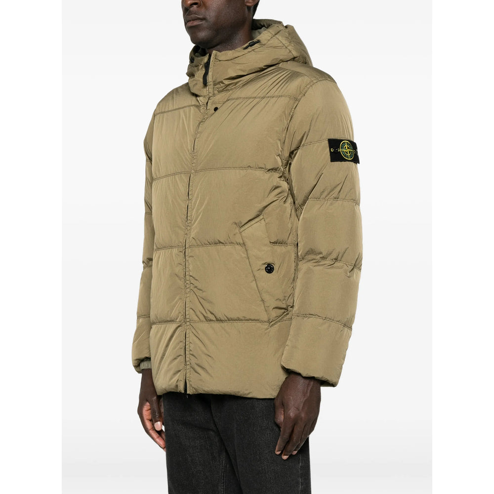 Stone Island Green Coats - Padded Coats Men STONE ISLAND