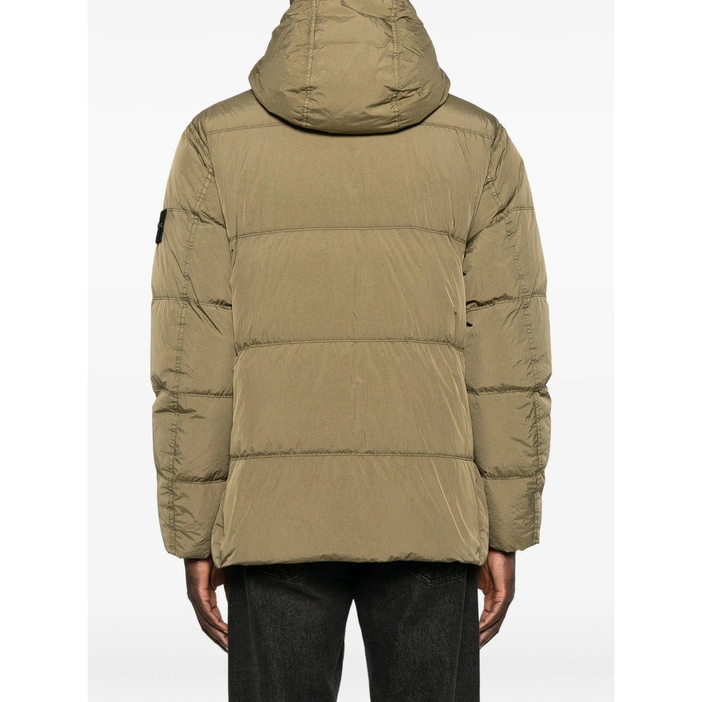 Stone Island Green Coats - Padded Coats Men STONE ISLAND