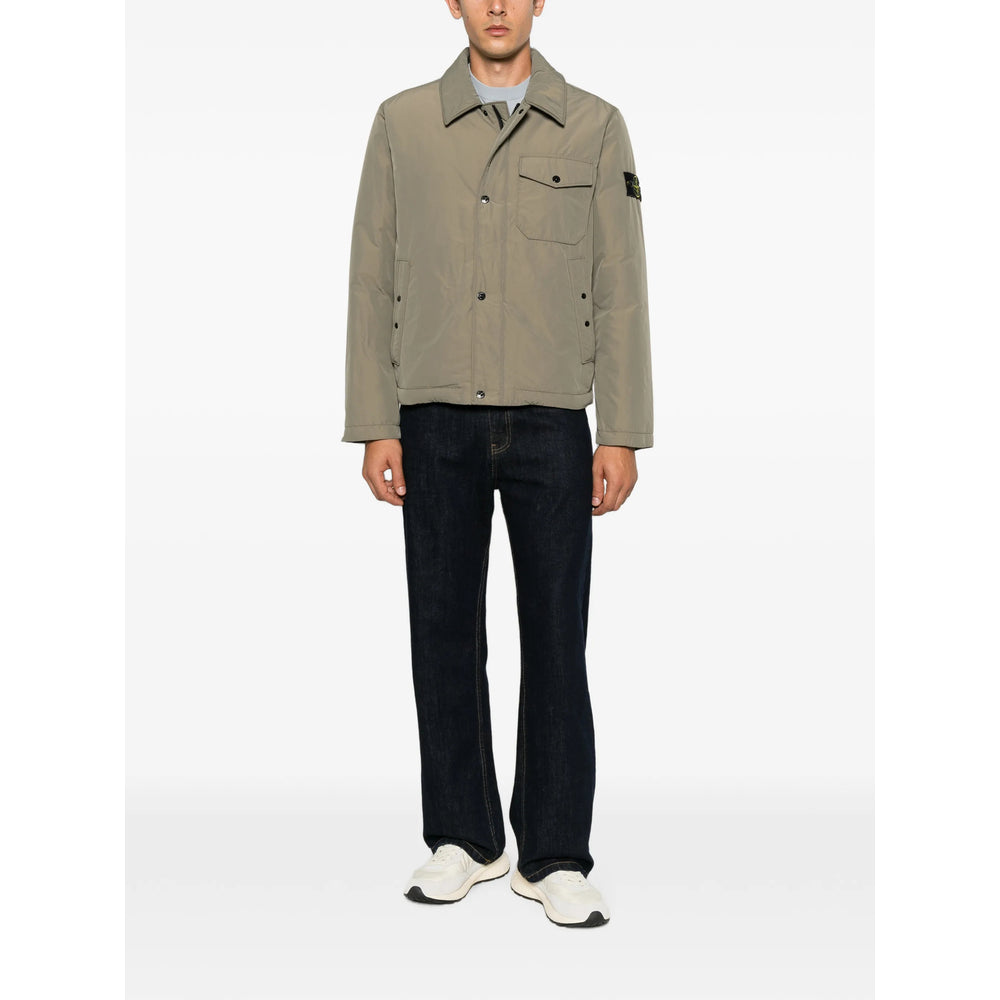 Stone Island Green Jackets - Lightweight Jackets Men
