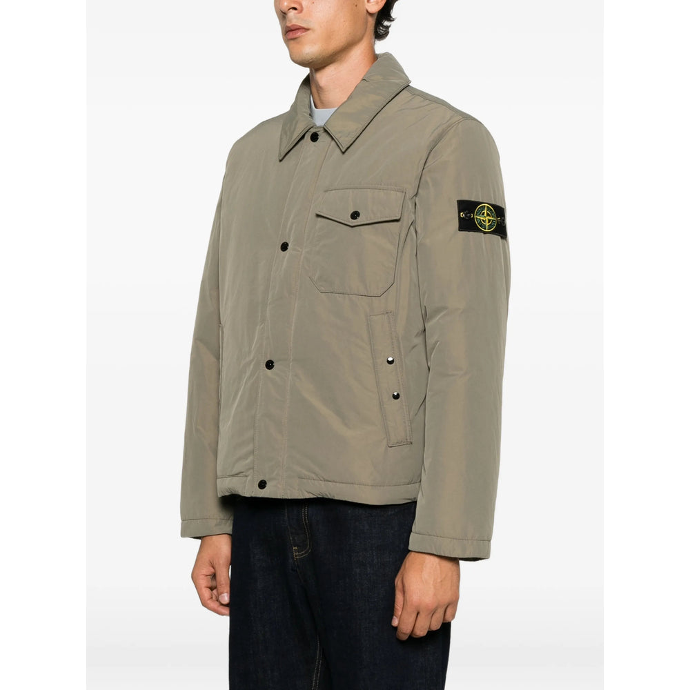 Stone Island Green Jackets - Lightweight Jackets Men STONE ISLAND