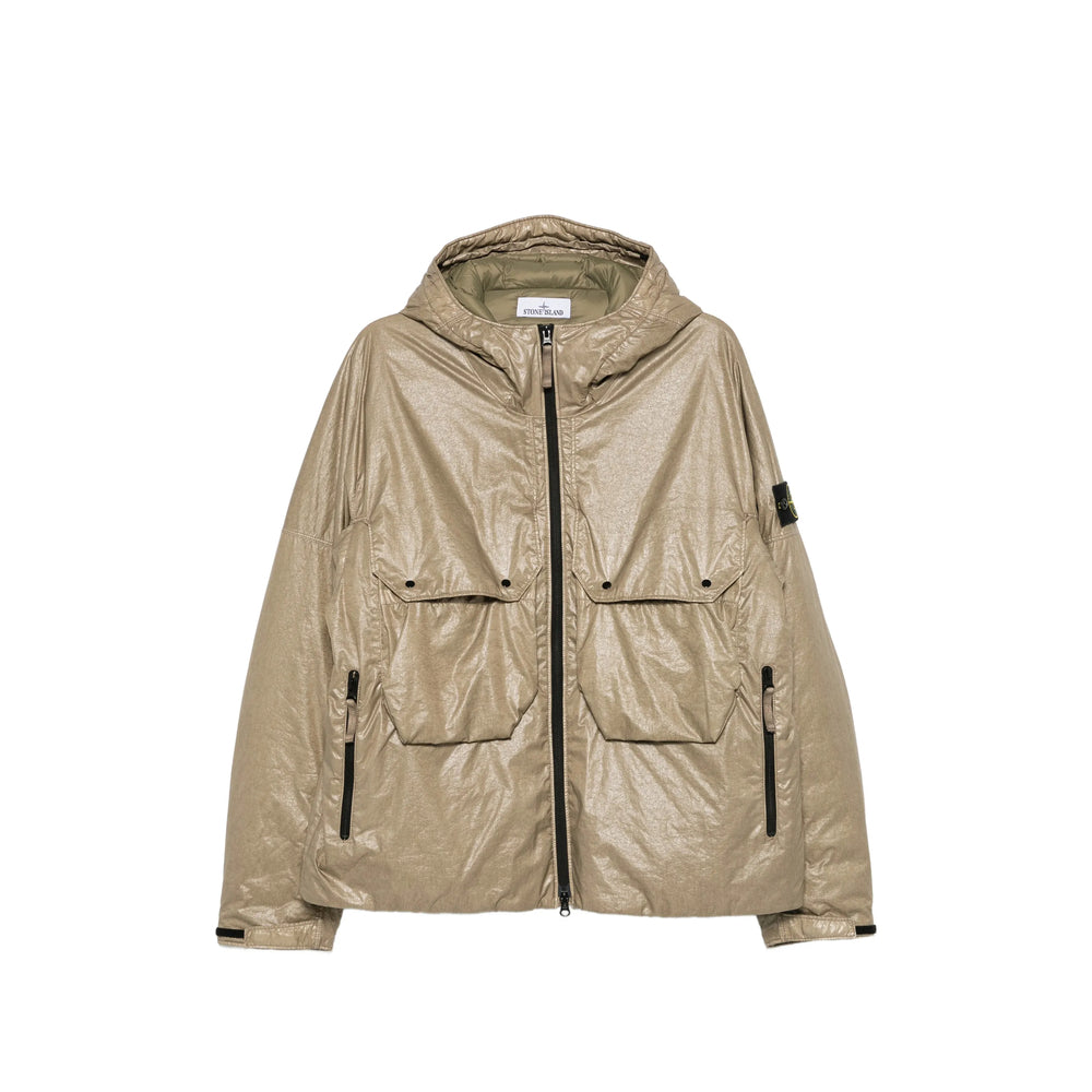 Stone Island Green Jackets - Padded & Down Jackets Men STONE ISLAND