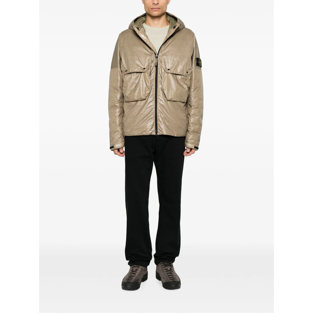 Stone Island Green Jackets - Padded & Down Jackets Men STONE ISLAND