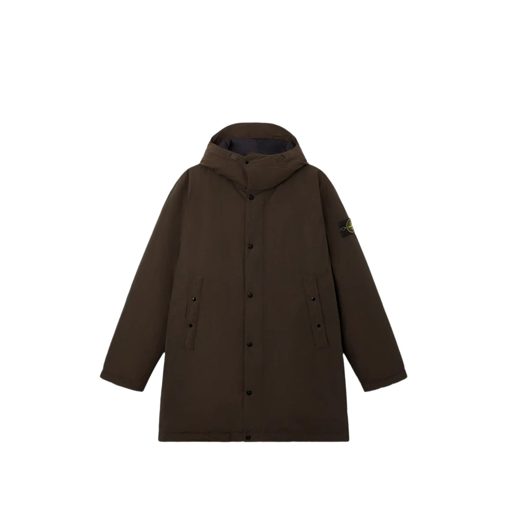 Stone Island Brown Coats - Parkas Men STONE ISLAND