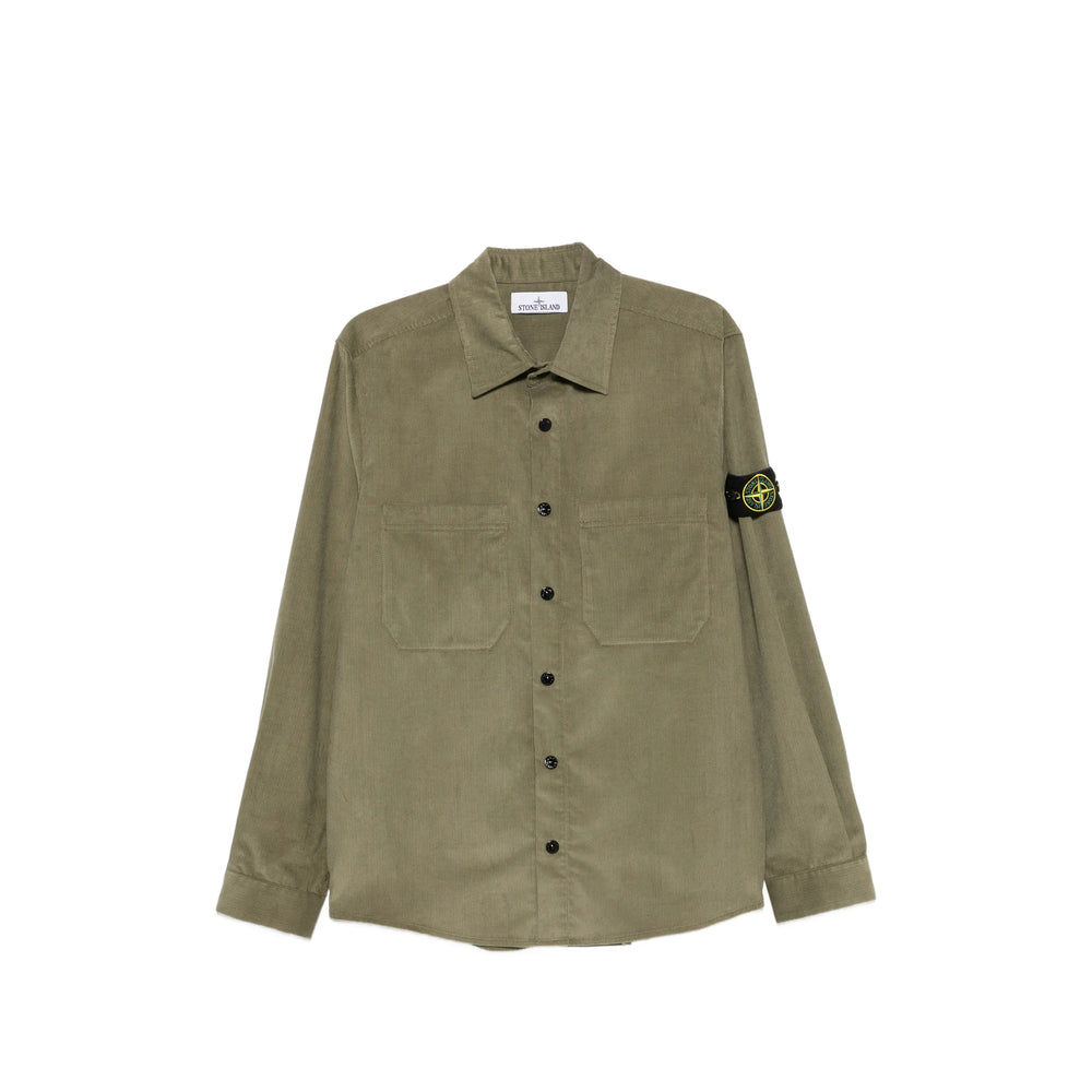 Stone Island Green Shirts Men STONE ISLAND