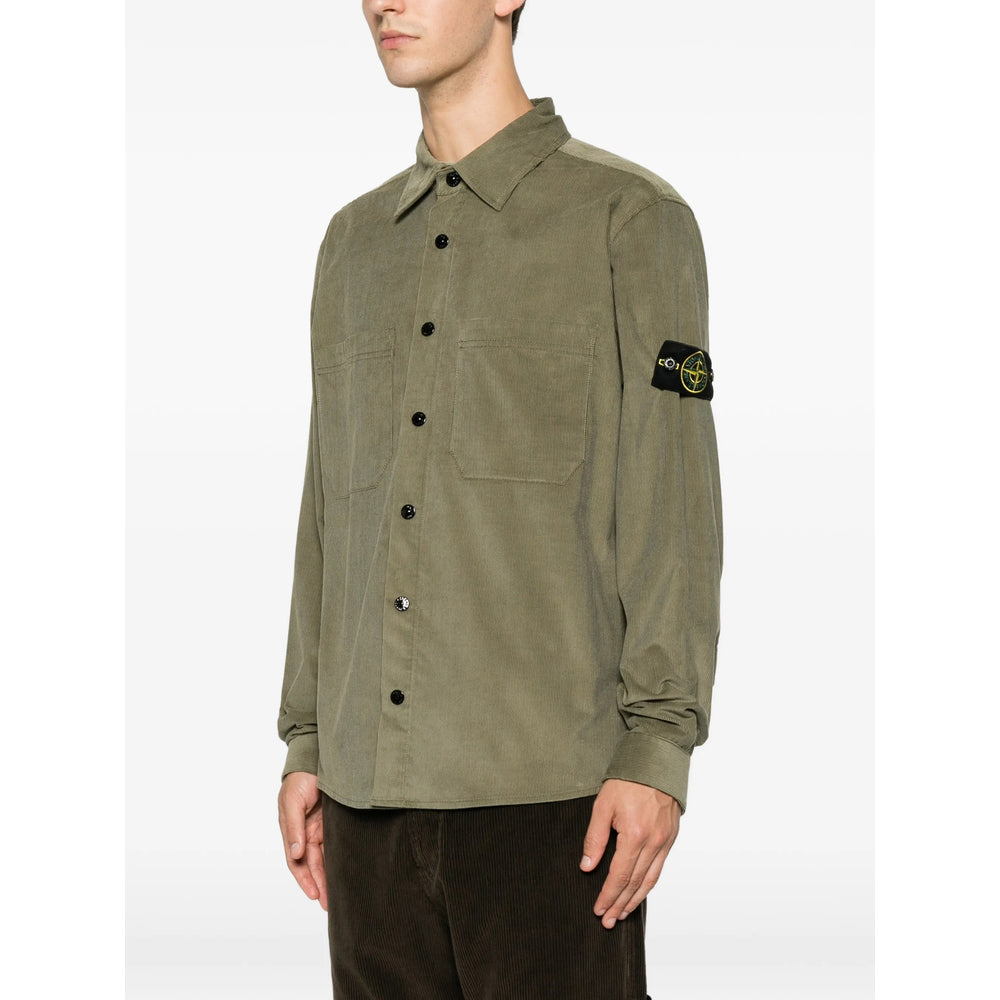 Stone Island Green Shirts Men STONE ISLAND