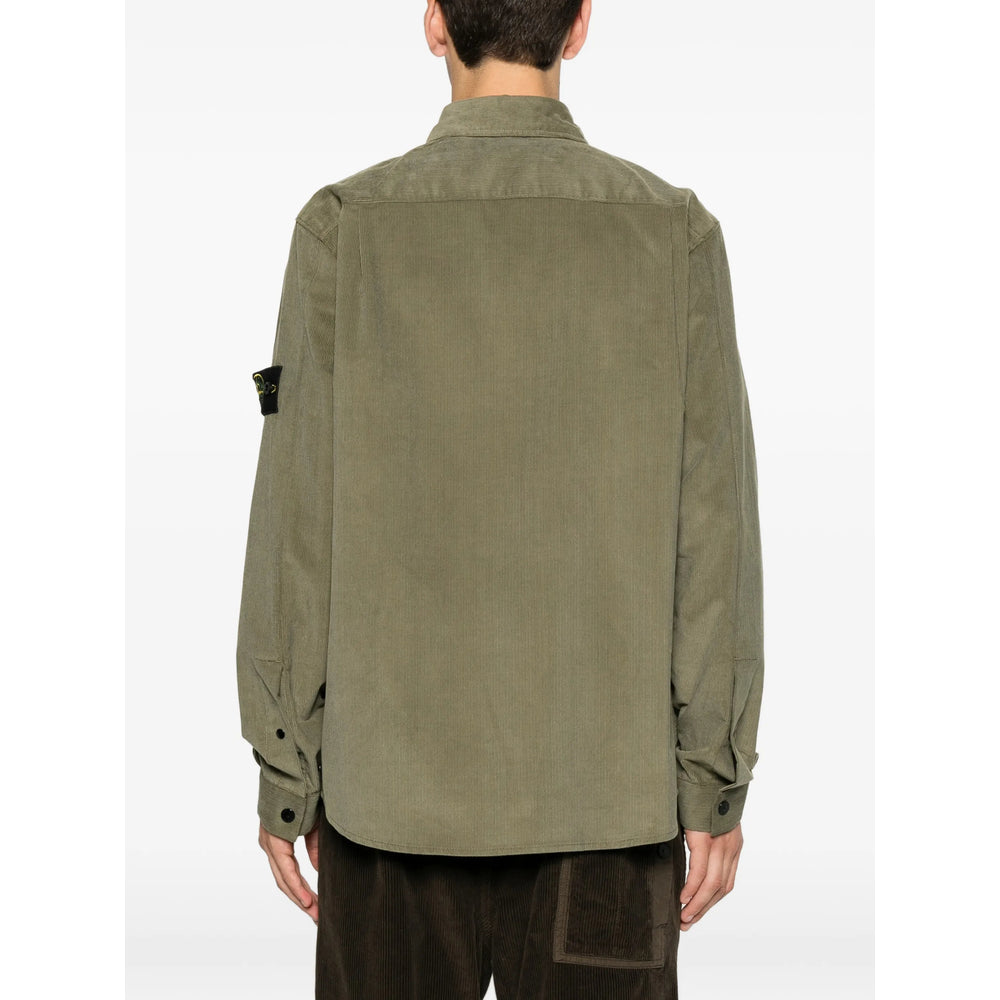 Stone Island Green Shirts Men STONE ISLAND
