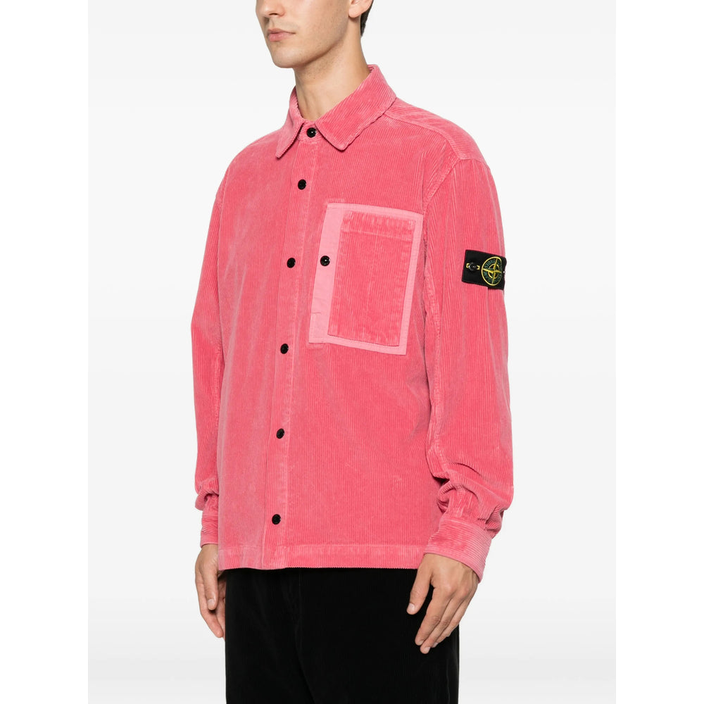 Stone Island Pink Shirts Men STONE ISLAND