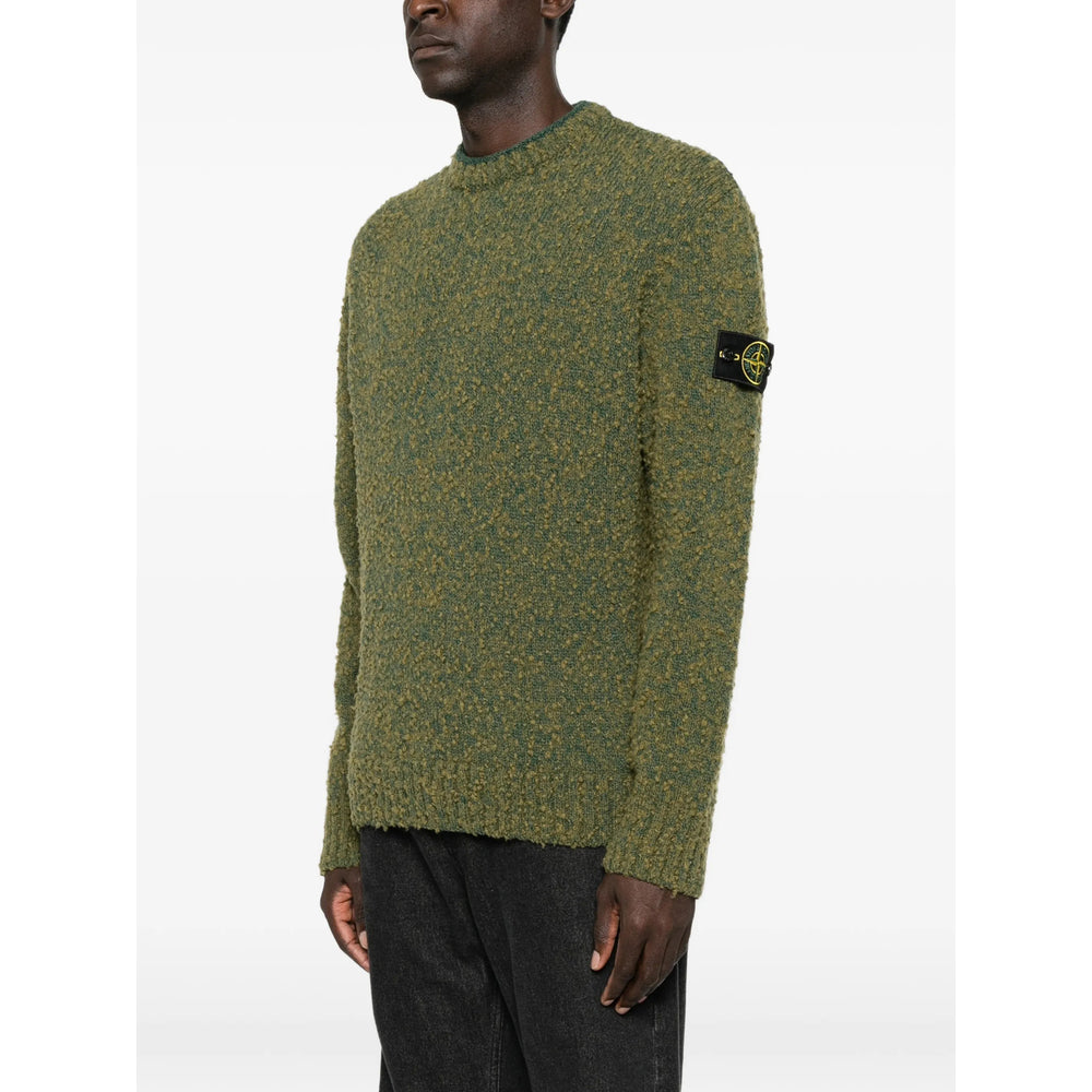 Stone Island Green Sweaters & Knitwear - Jumpers Men STONE ISLAND