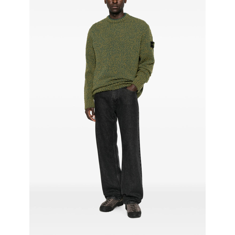 Stone Island Green Sweaters & Knitwear - Jumpers Men STONE ISLAND