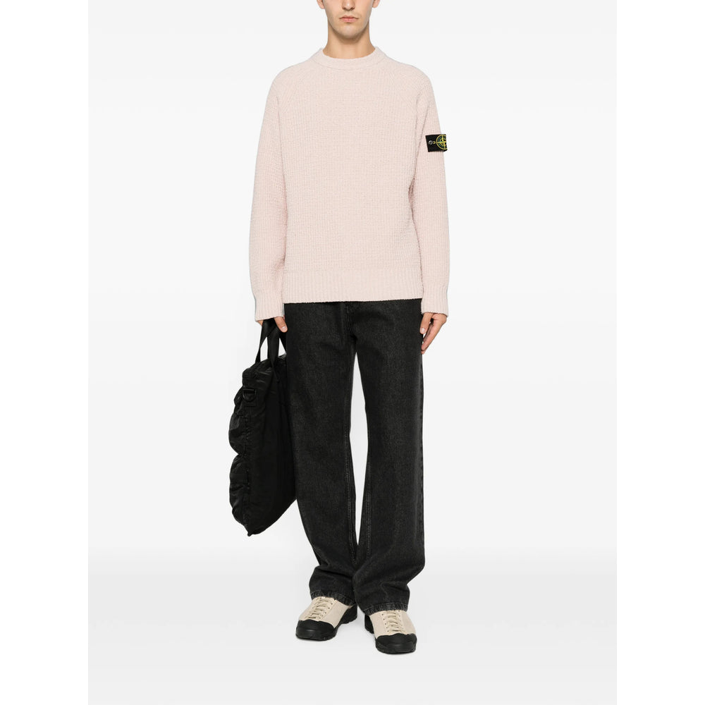 Stone Island Pink Sweaters & Knitwear - Jumpers Men STONE ISLAND