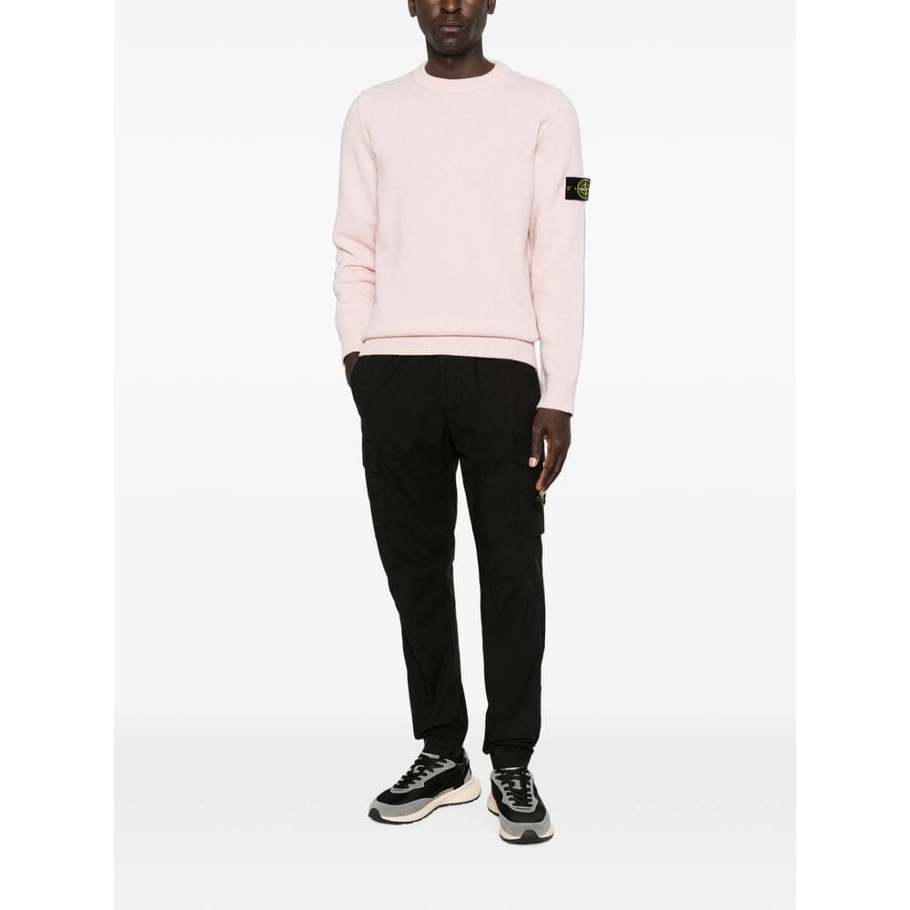Stone Island Pink Sweaters & Knitwear - Jumpers Men STONE ISLAND