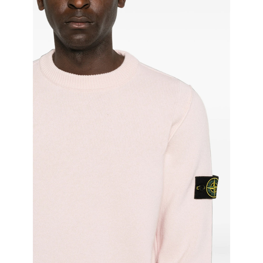 Stone Island Pink Sweaters & Knitwear - Jumpers Men STONE ISLAND