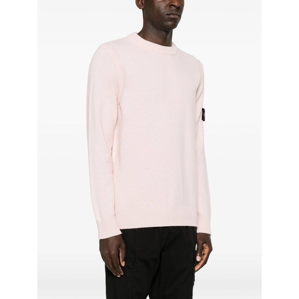 Stone Island Pink Sweaters & Knitwear - Jumpers Men STONE ISLAND