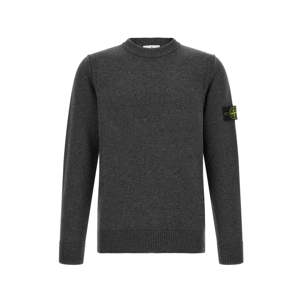 Stone Island Grey Sweaters & Knitwear - Jumpers Men STONE ISLAND